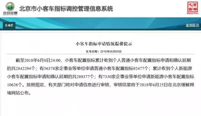 汽车摇号申请指南：以天津市为例