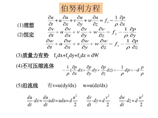 伯努利方程：流体力学中的重要原理及应用