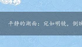 平静的湖面：宛如明镜，倒映着大自然的美丽