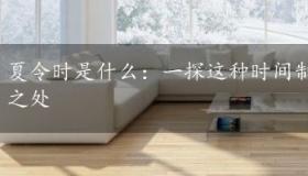 夏令时是什么：一探这种时间制度的节能之道与争议之处