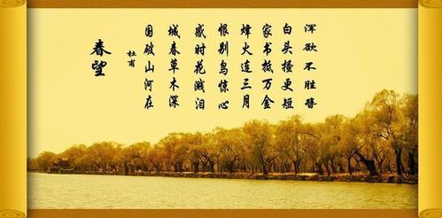 春望古诗带拼音：杜甫名篇，感受诗意之美