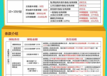 中国人寿意外险价格表：短期保障，实惠之选