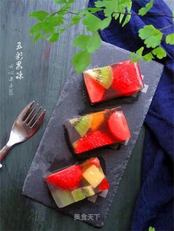 自制彩色果冻的做法：简单易学，美味可口