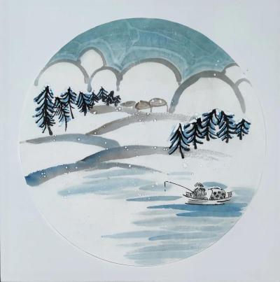 古诗《江雪》全文解读：一幅静谧的江雪画卷