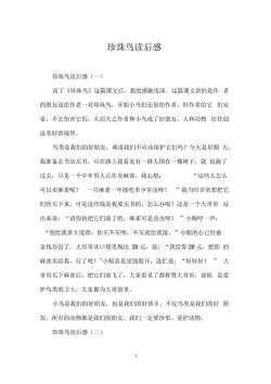 鸟岛读后感:自然与生命的和谐交响乐章