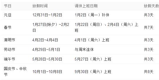 2016年法定节假日全览：精准预测，提前规划您的假期