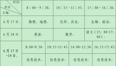 高二会考时间：考试安排与重要性
