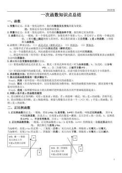 初二数学重点知识点梳理与解析